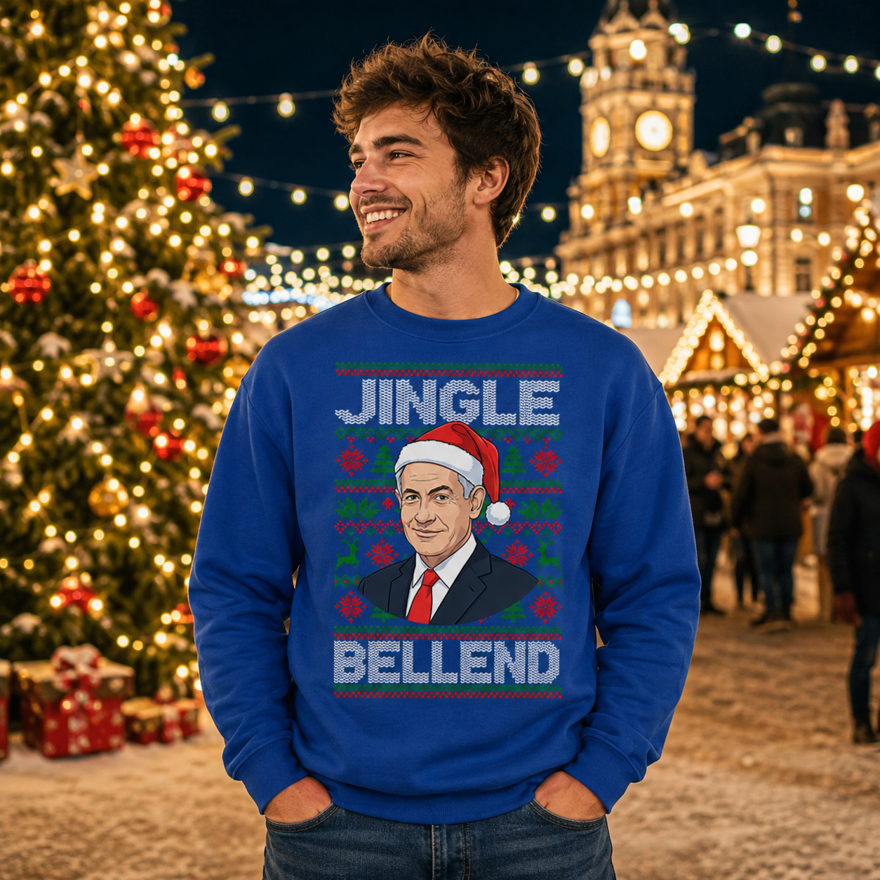 Benjamin Netanyahu Christmas Jumper