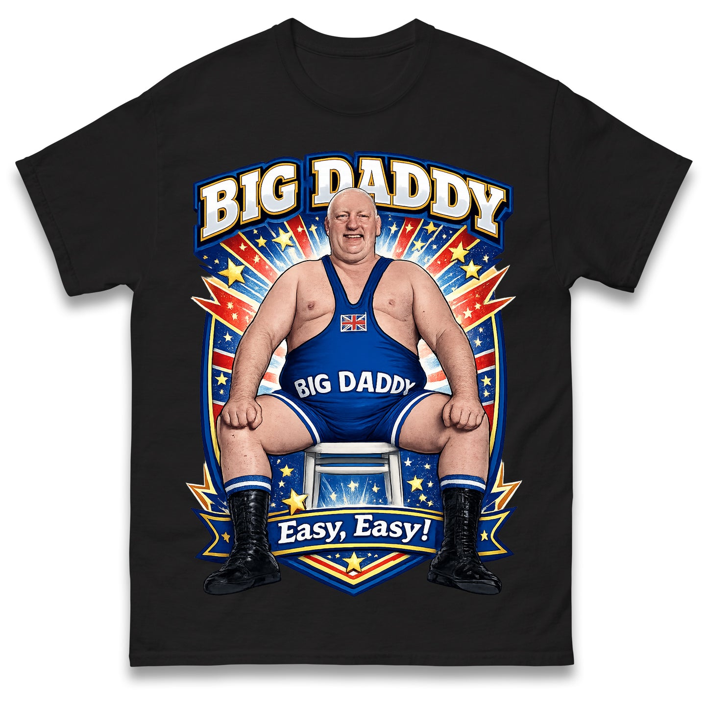 Big Daddy UK Wrestling T Shirt