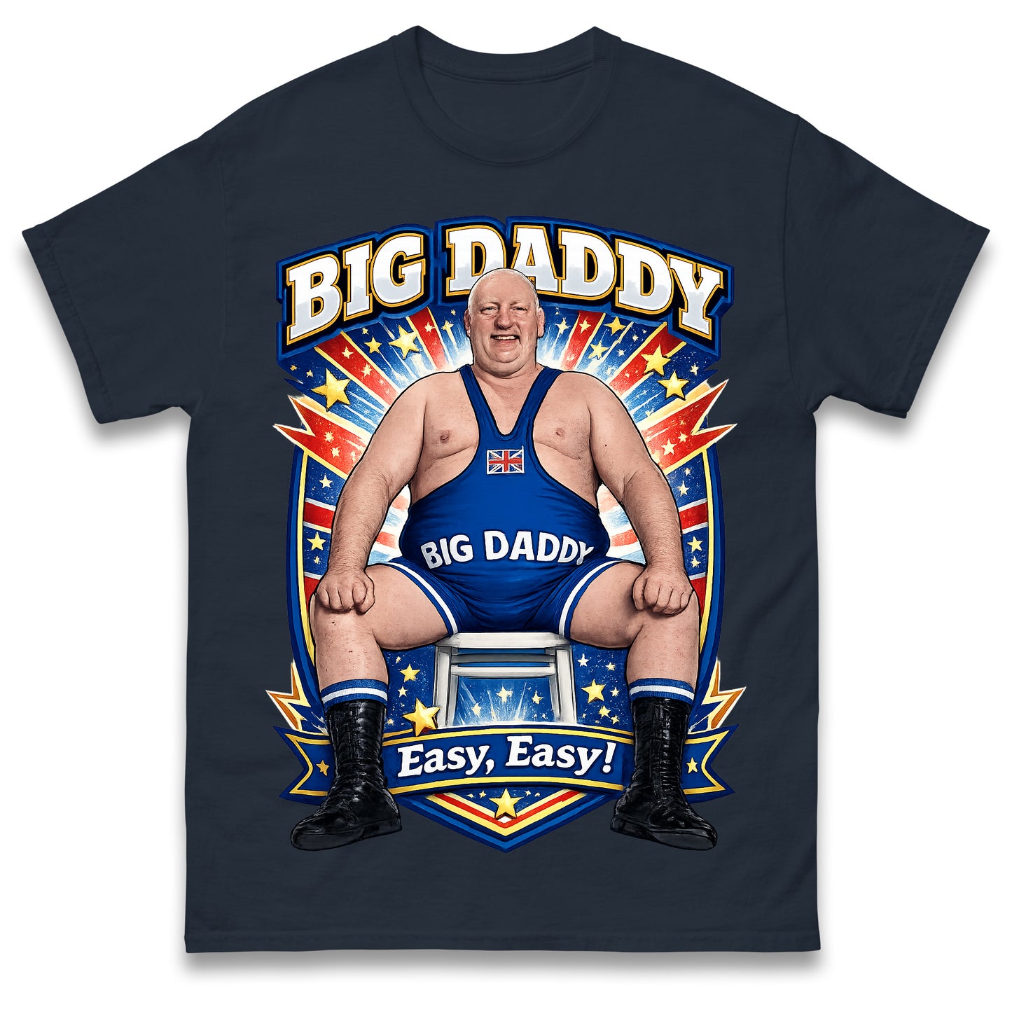 Big Daddy UK Wrestling T Shirt