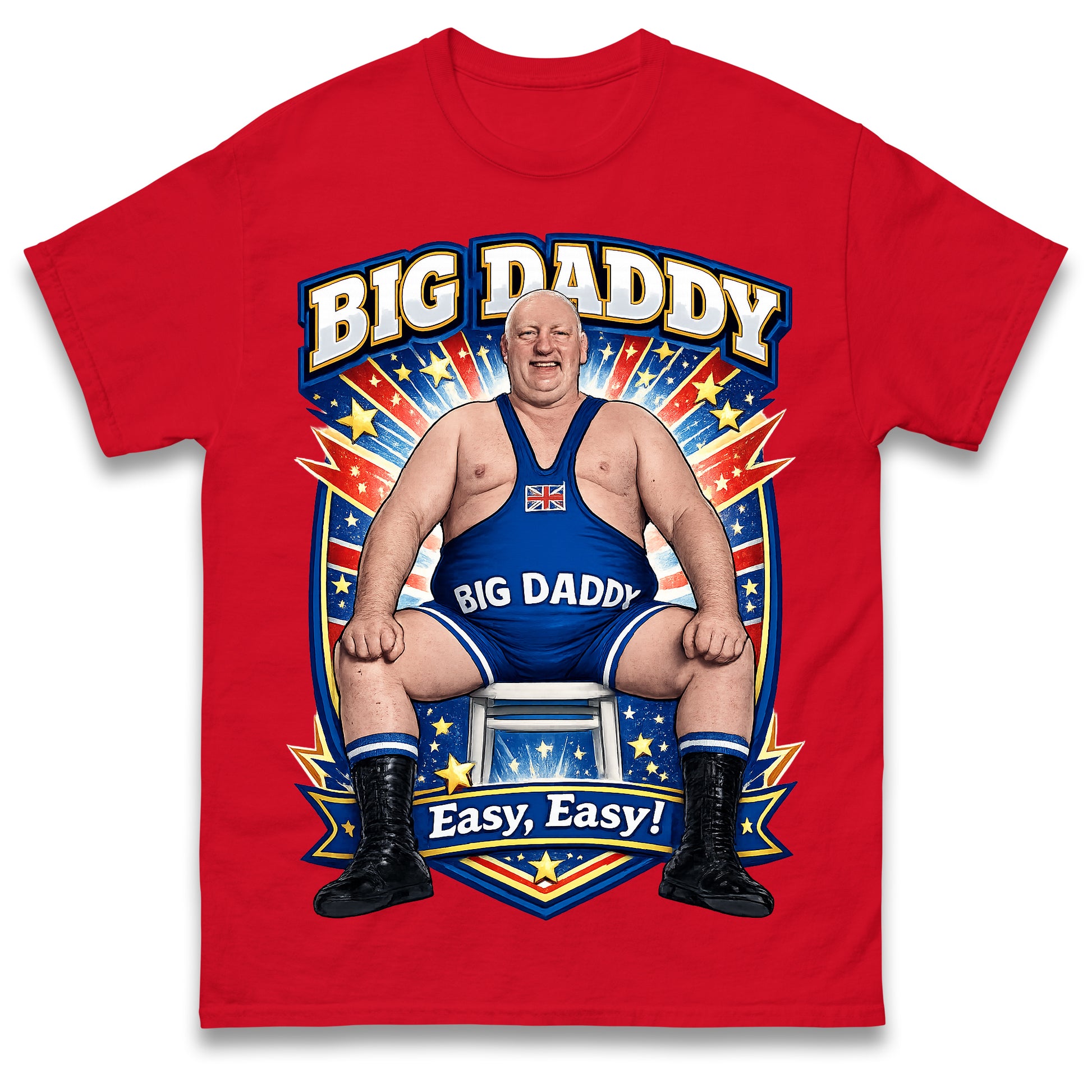 Big Daddy UK Wrestling T Shirt
