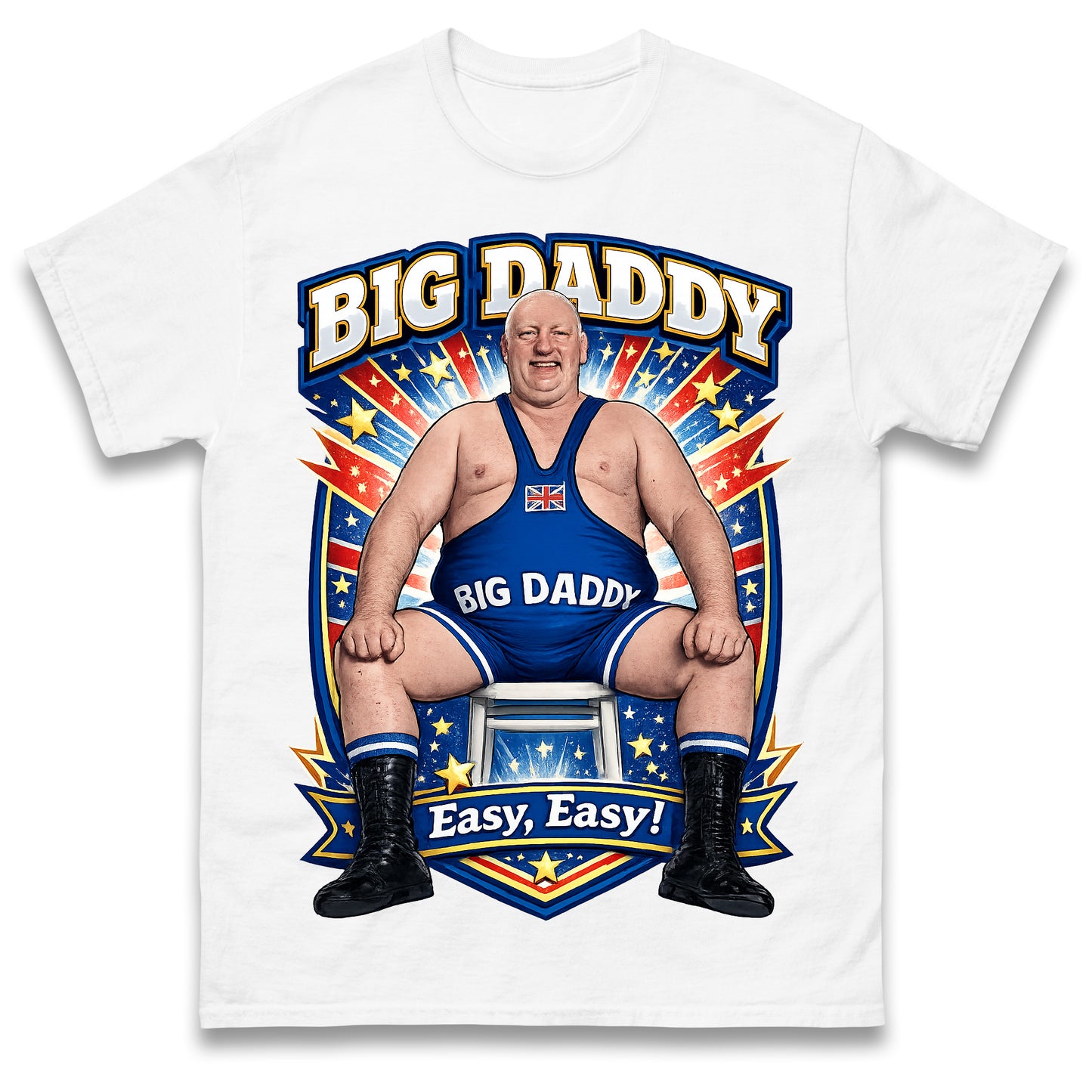 Big Daddy UK Wrestling T Shirt