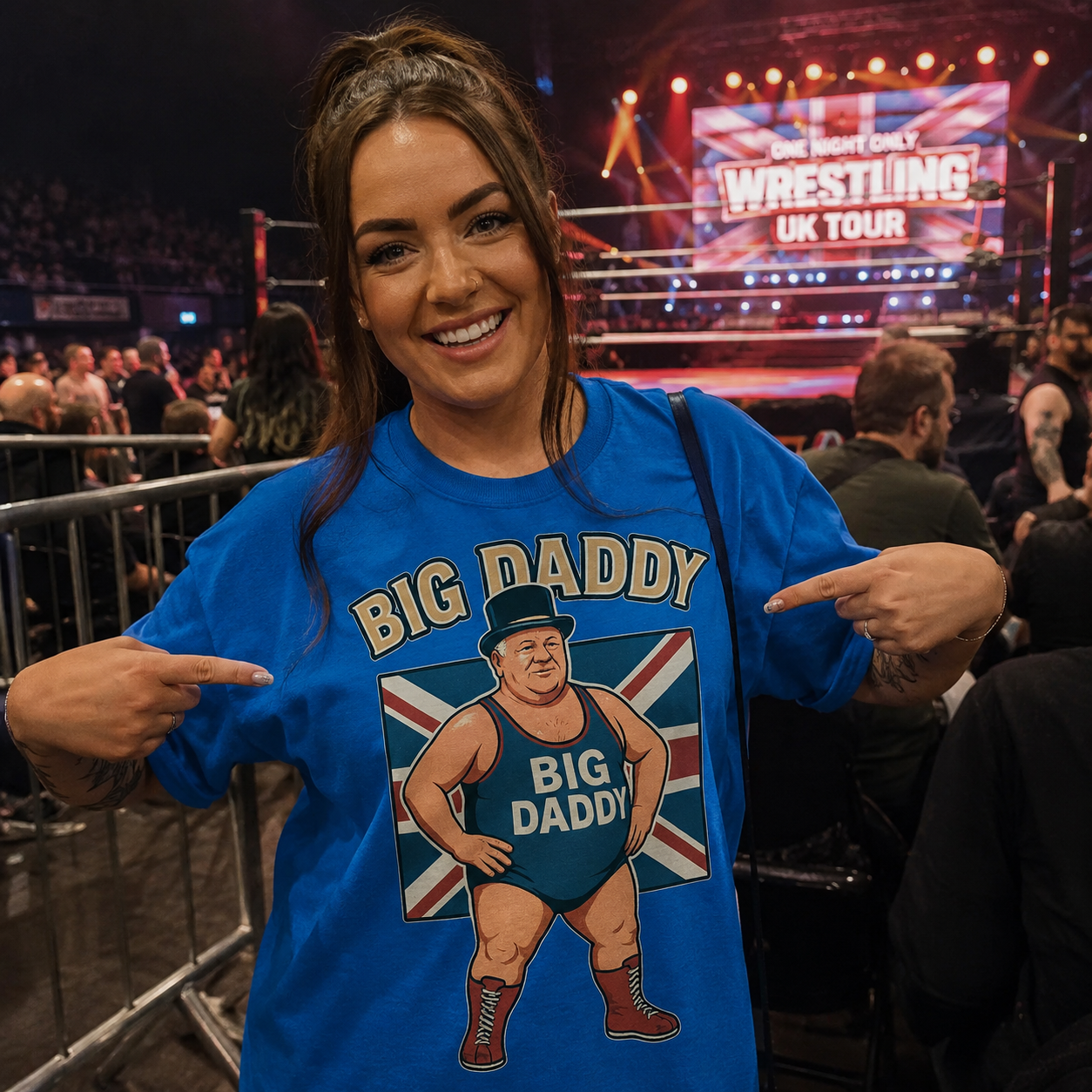 Big Daddy Wrestler T Shirt