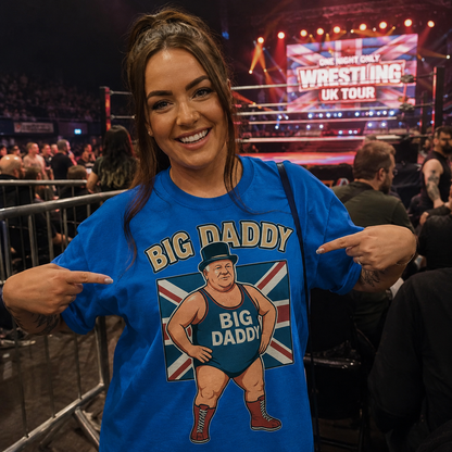 Big Daddy Wrestler T Shirt