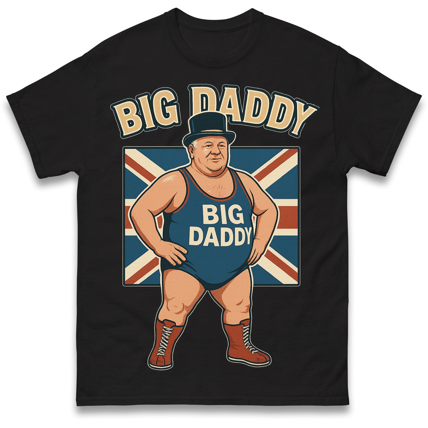 Big Daddy Wrestler T Shirt