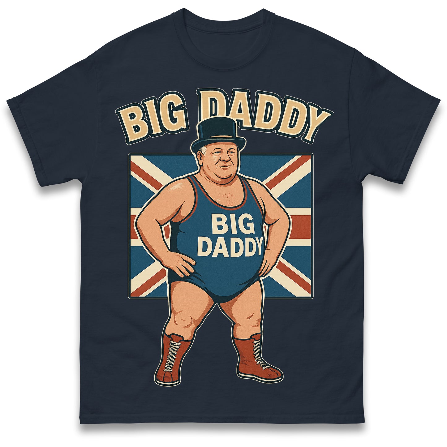 Big Daddy Wrestler T Shirt