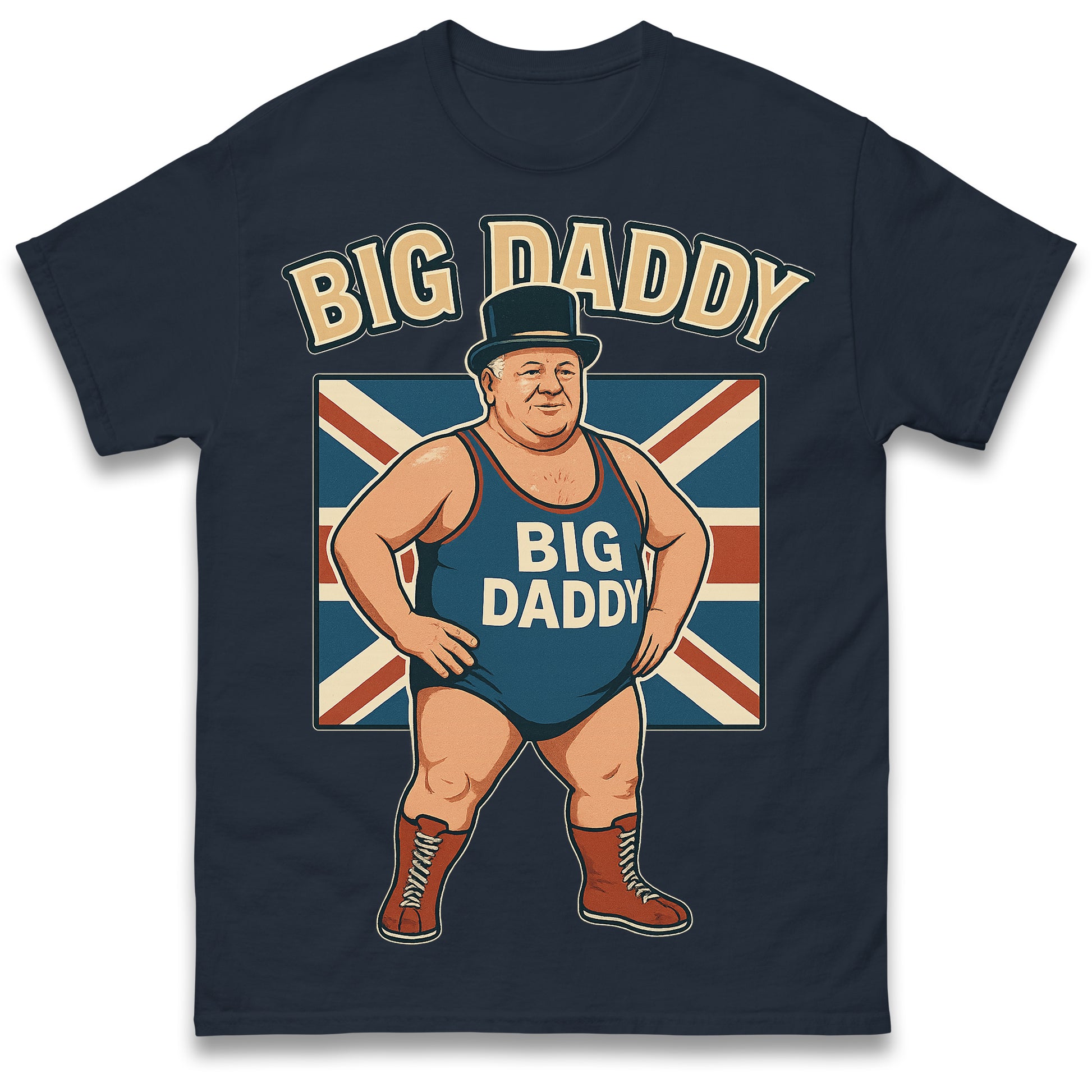 Big Daddy Wrestler T Shirt