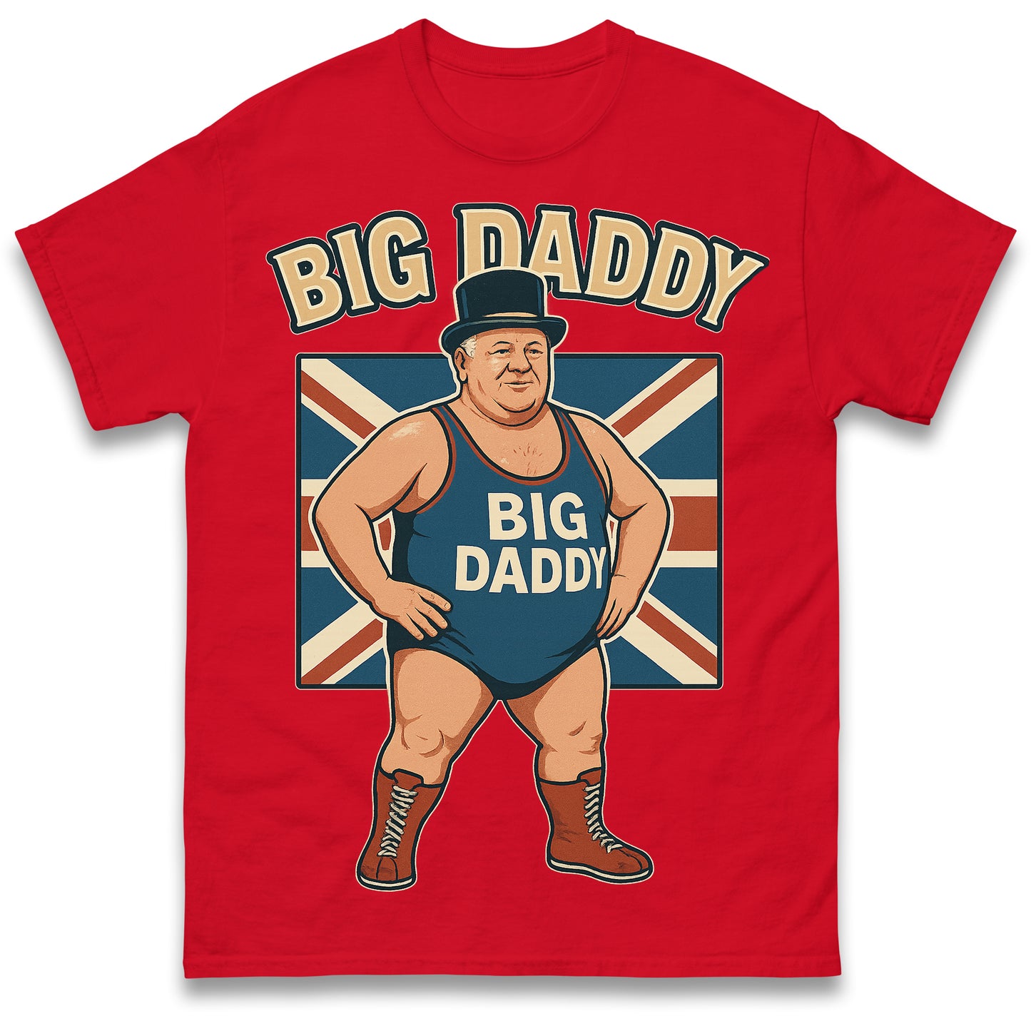 Big Daddy Wrestler T Shirt