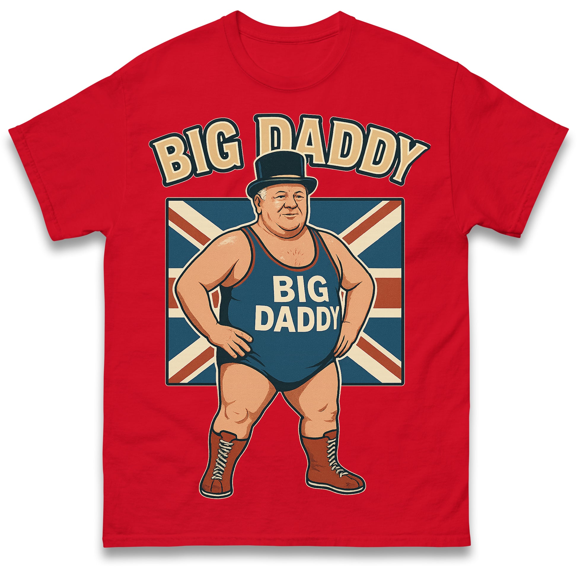Big Daddy Wrestler T Shirt
