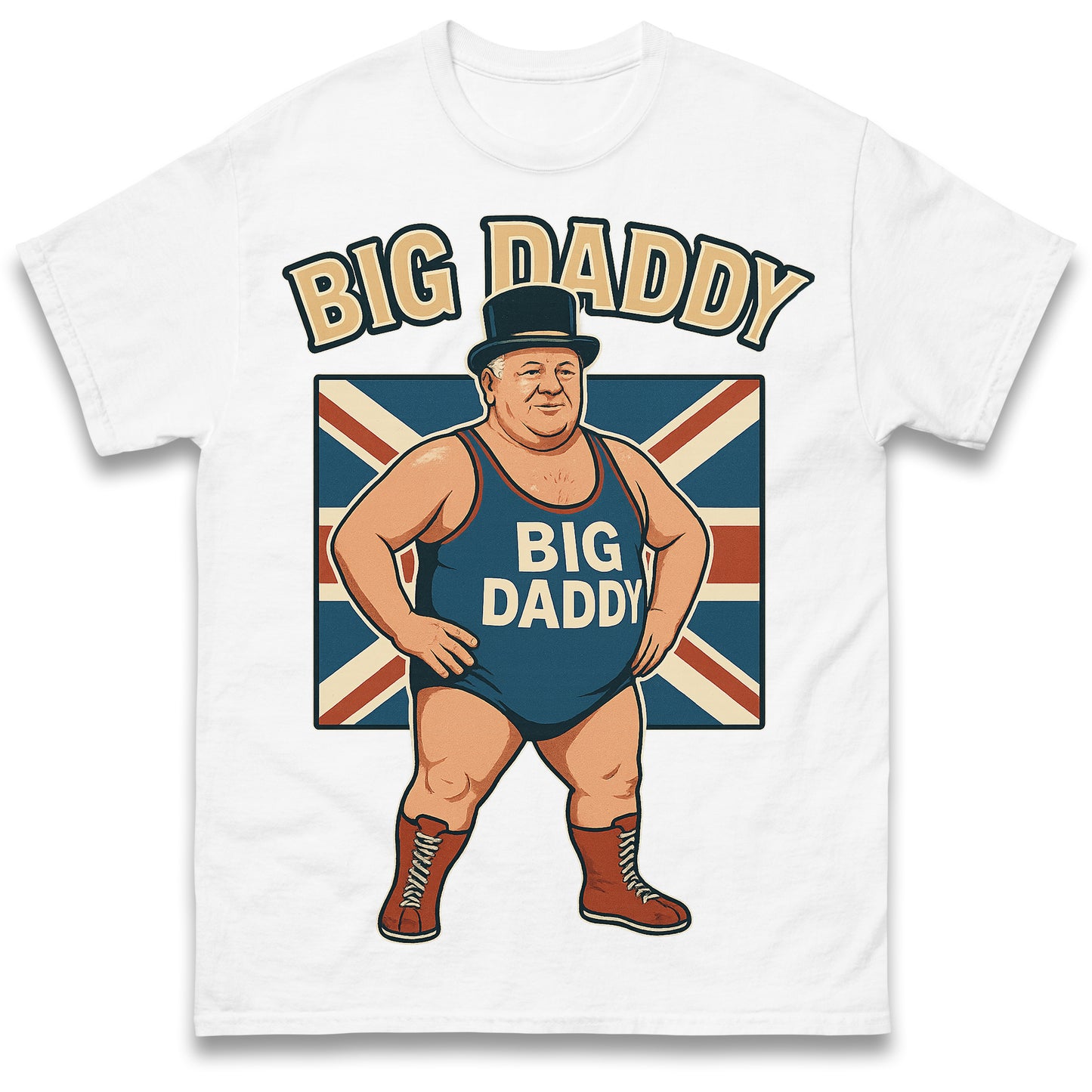 Big Daddy Wrestler T Shirt