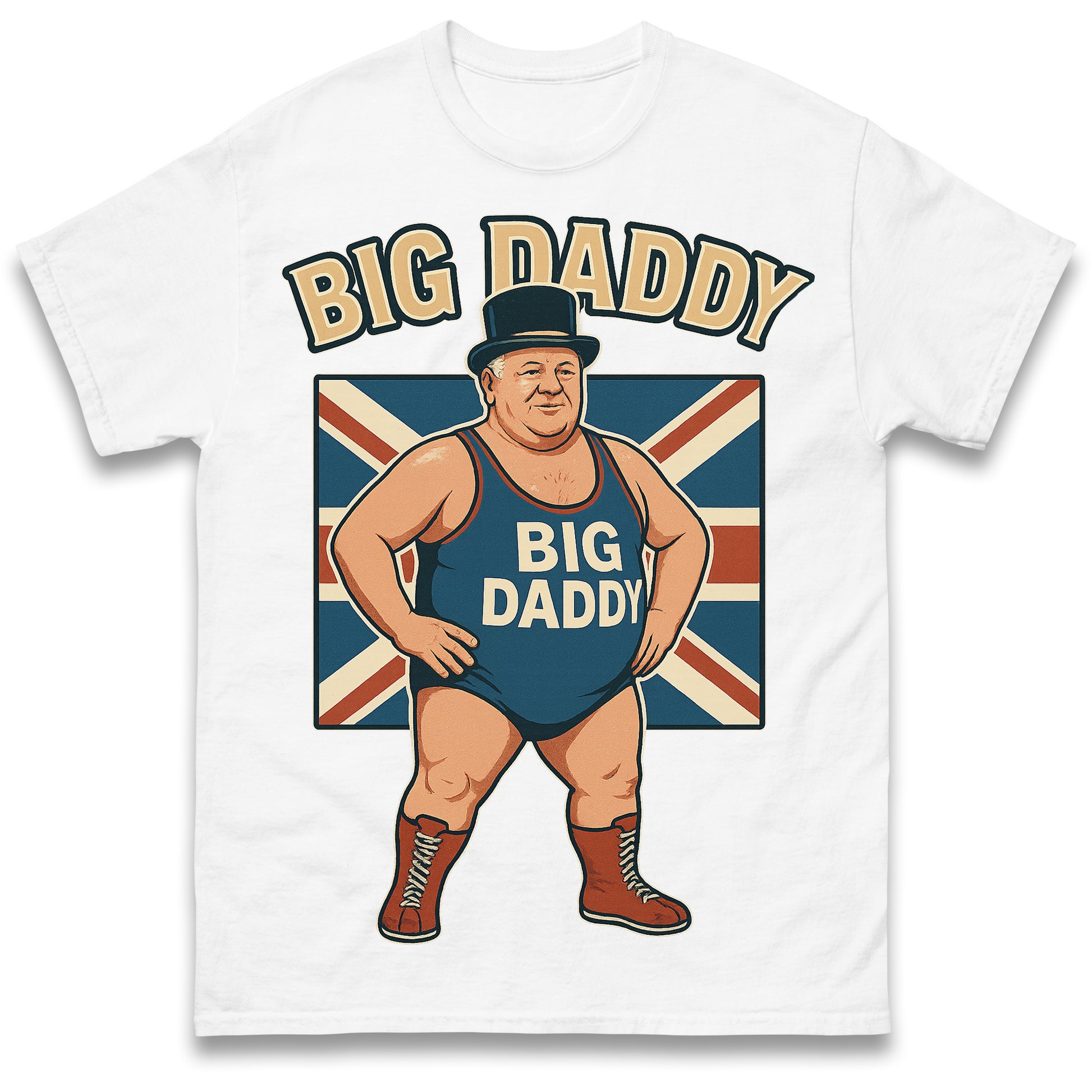 Big Daddy Wrestler T Shirt