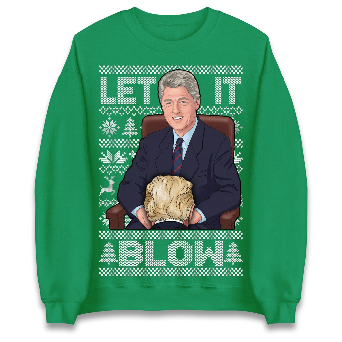 Bill Clinton Christmas Jumper
