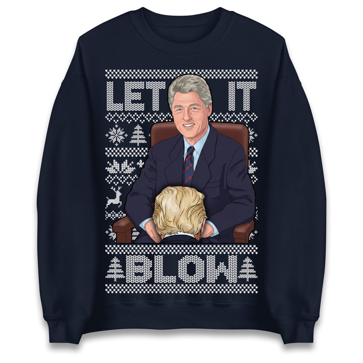 Bill Clinton Christmas Jumper