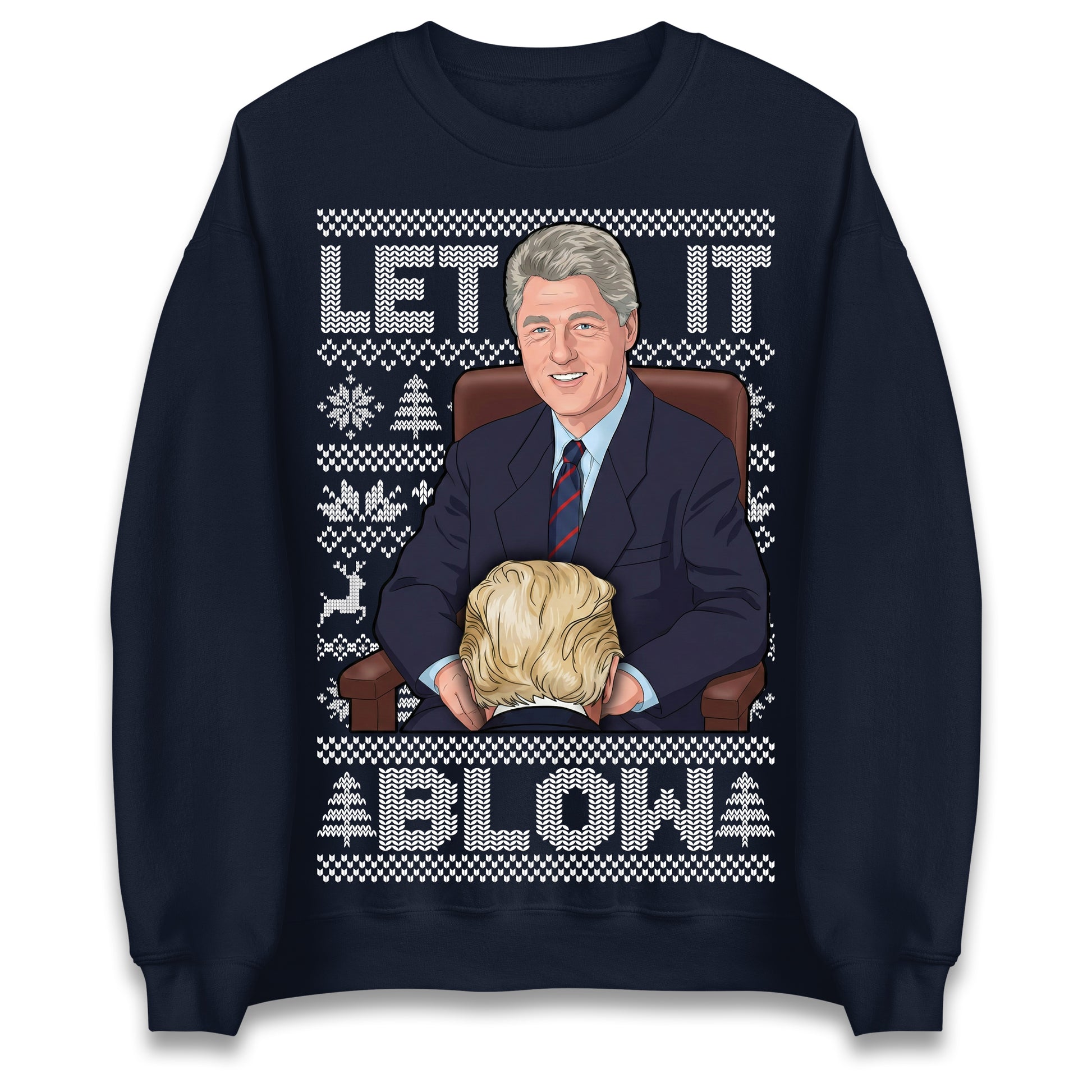 Bill Clinton Christmas Jumper
