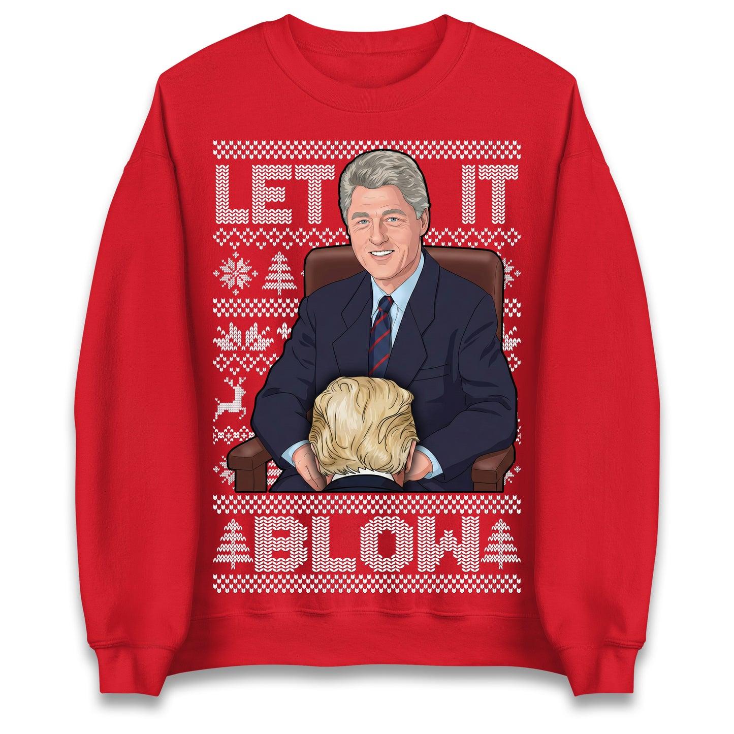 Bill Clinton Christmas Jumper