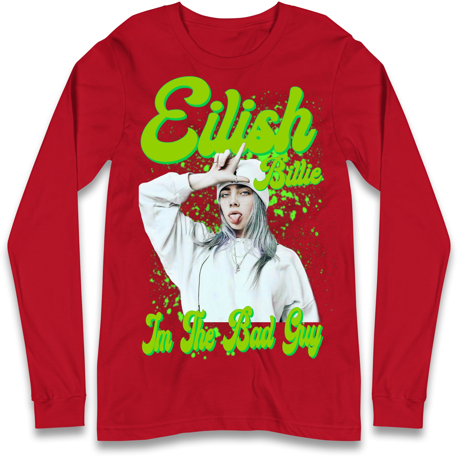 Billie Eilish Long Sleeve Jersey
