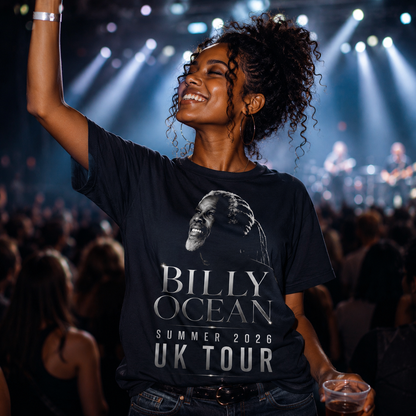 Billy Ocean Summer 2026 UK Tour T Shirt