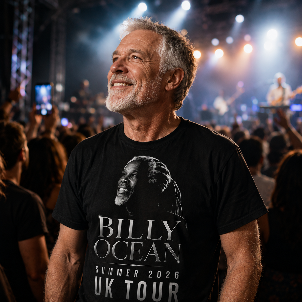 Billy Ocean Summer 2026 UK Tour T Shirt