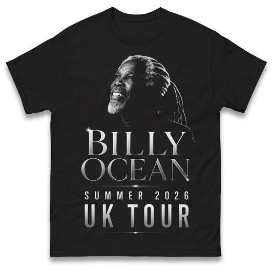 Billy Ocean Summer 2026 UK Tour T Shirt