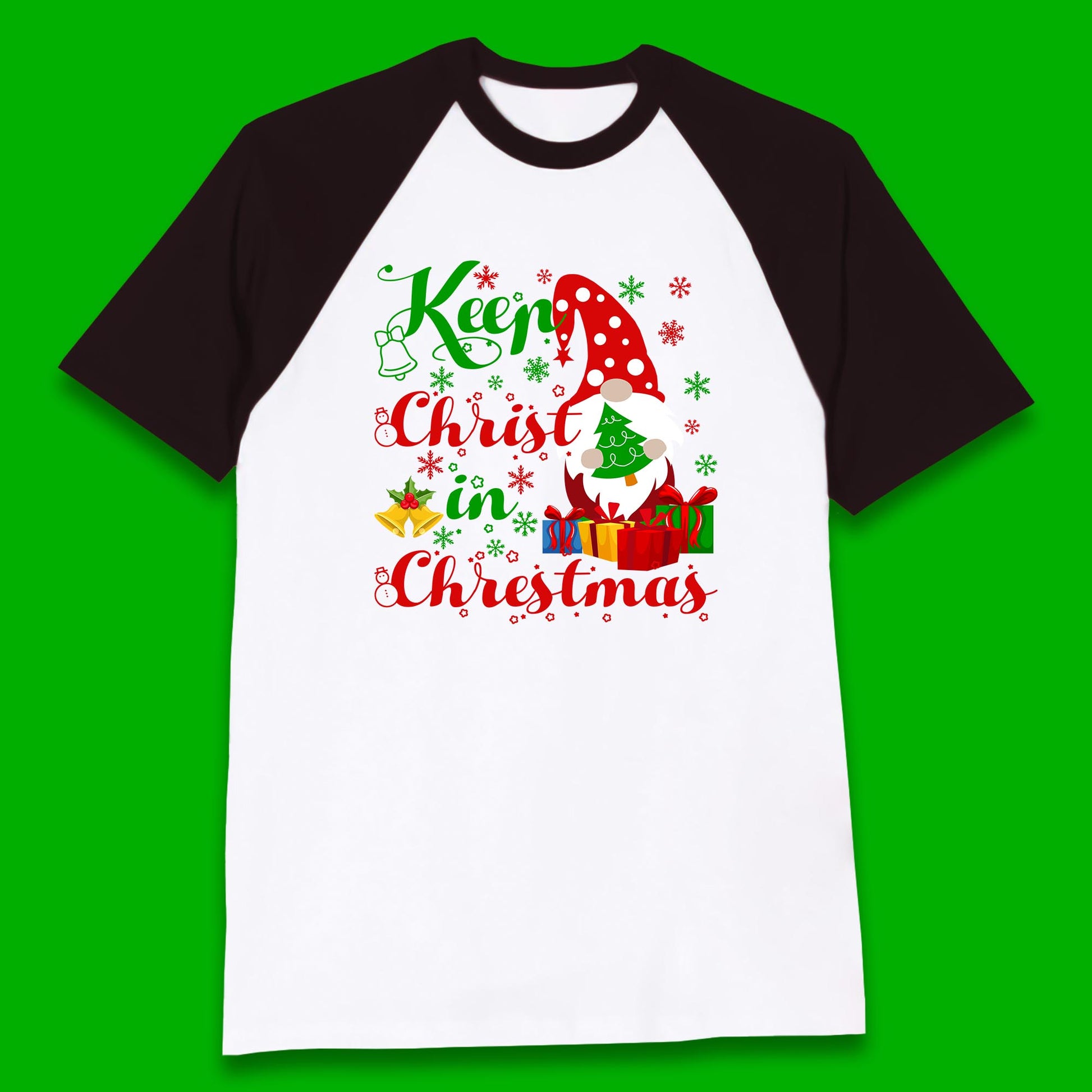 baseball christmas shirt