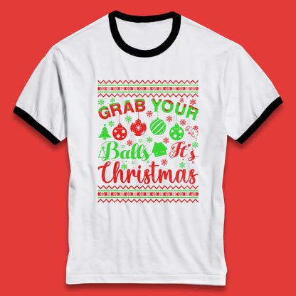 christmas ornament ringer t shirt