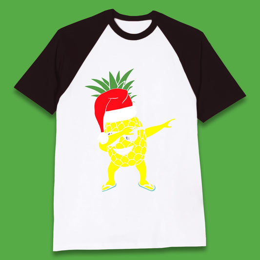 dabbing pineapple baseball t shirt