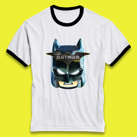 Lego Batman Head Lego Batman 3 Beyond Gotham The Lego Batman Movie DC Comics Ringer T Shirt
