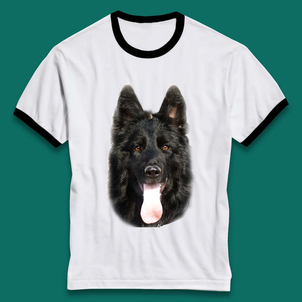 Old German Shepherd Dog Ringer T-Shirt