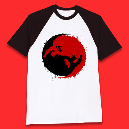 Dc Comics American Superheros Superman And Batman Fictional Movie Character Anime Yin Yang Spoof Baseball T Shirt