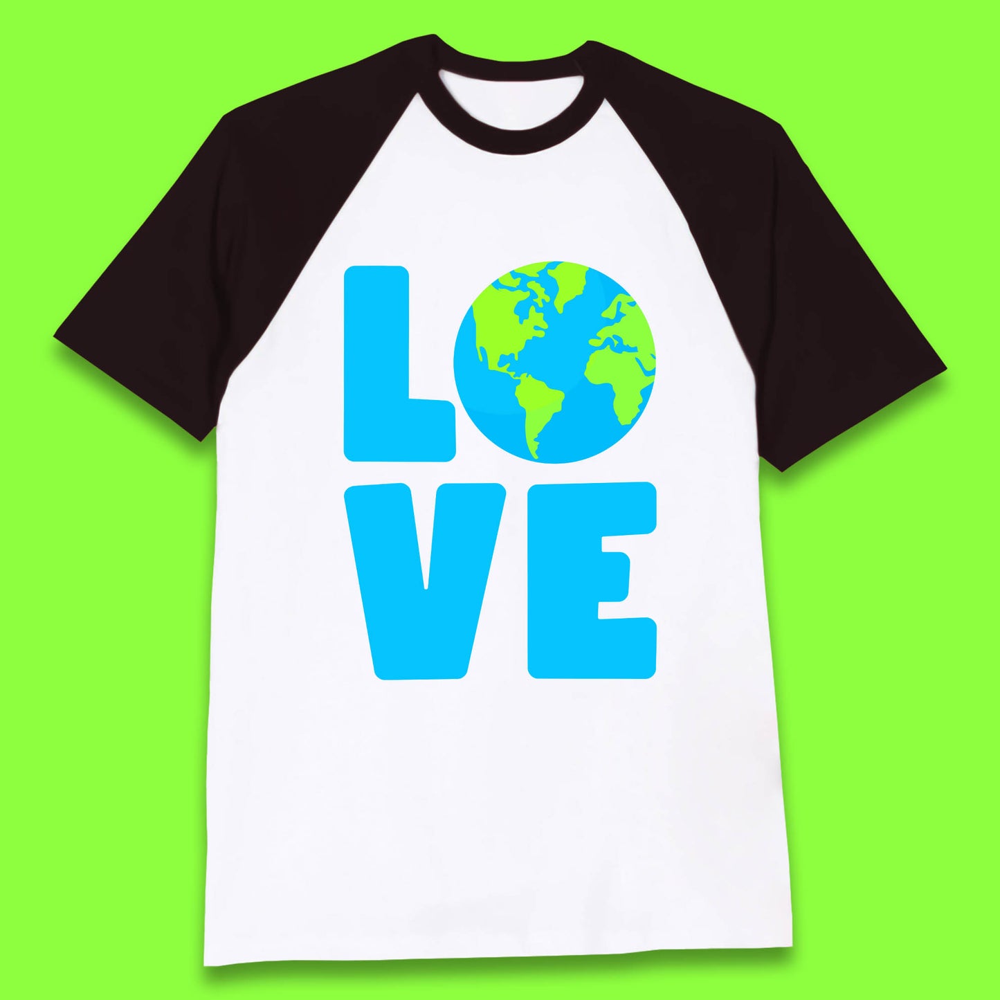 Love Earth Day Environmental Climate Change Save The Planet Baseball T Shirt