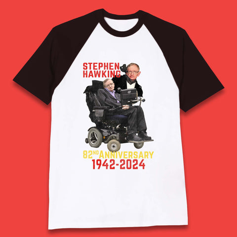 Stephen Hawking Baseball T-Shirt