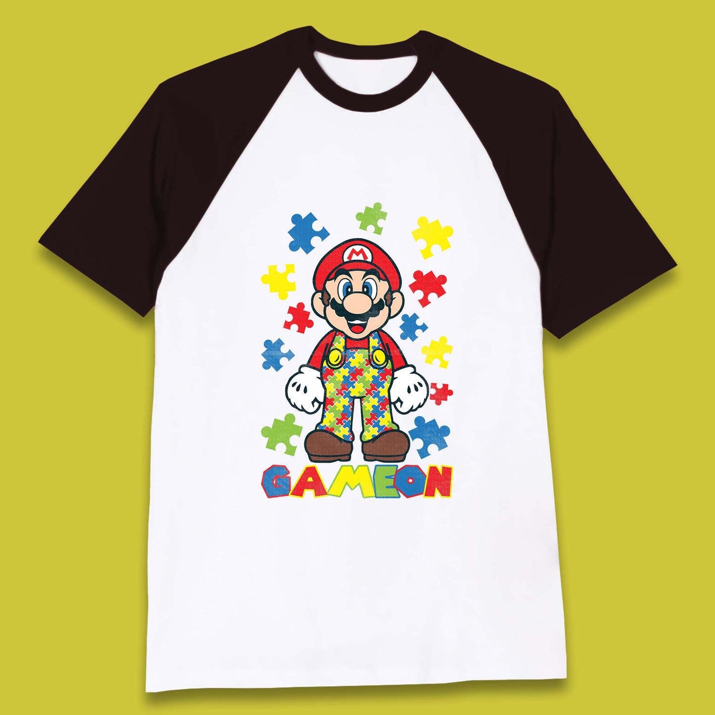 Autism Super Mario Baseball T-Shirt