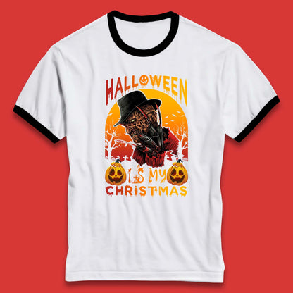 freddy krueger ringer t shirt