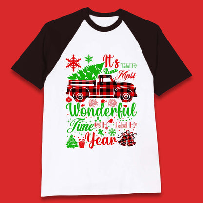 Wonderful Time Of The Year Christmas Baseball T-Shirt
