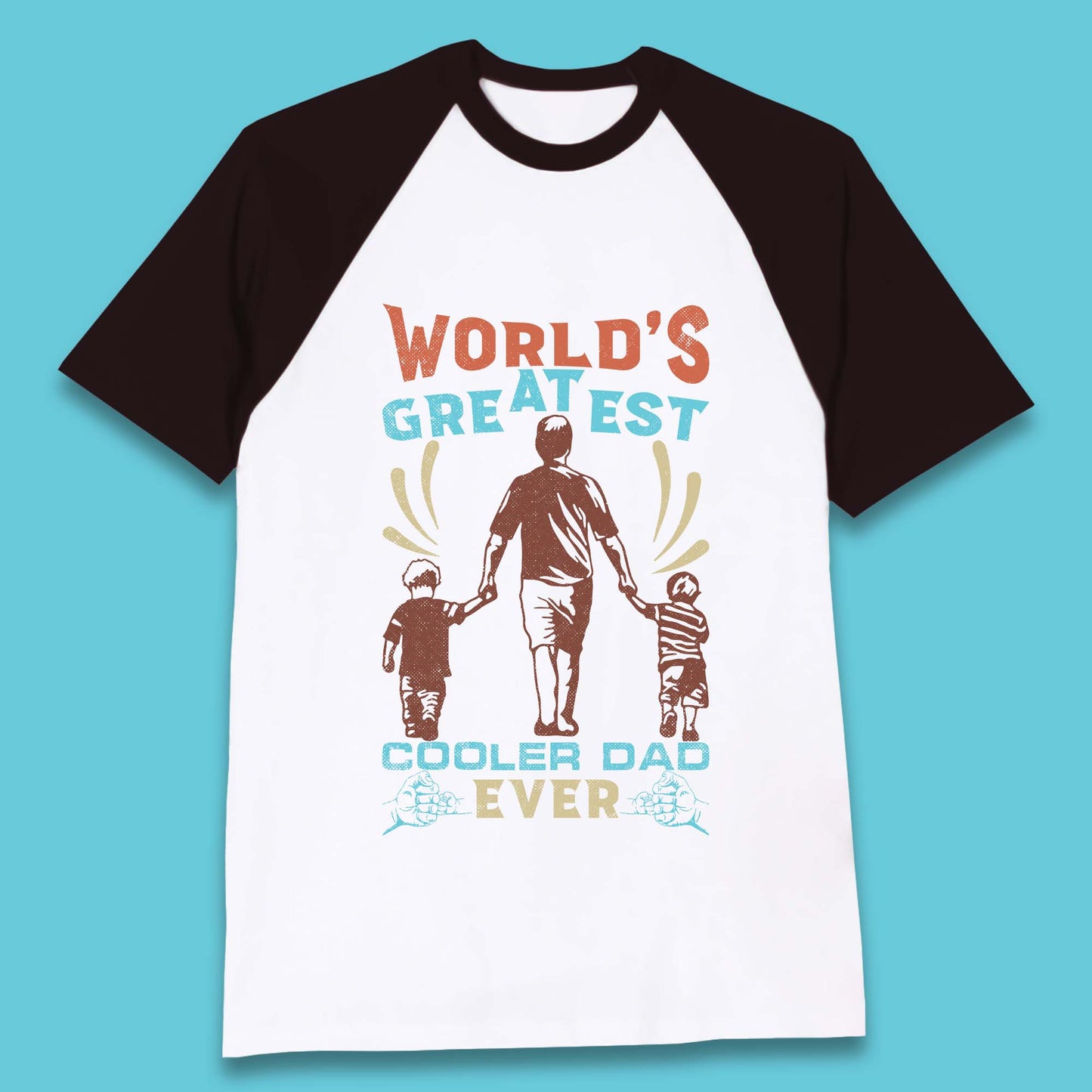 World Greatest Cooler Dad Ever Baseball T-Shirt