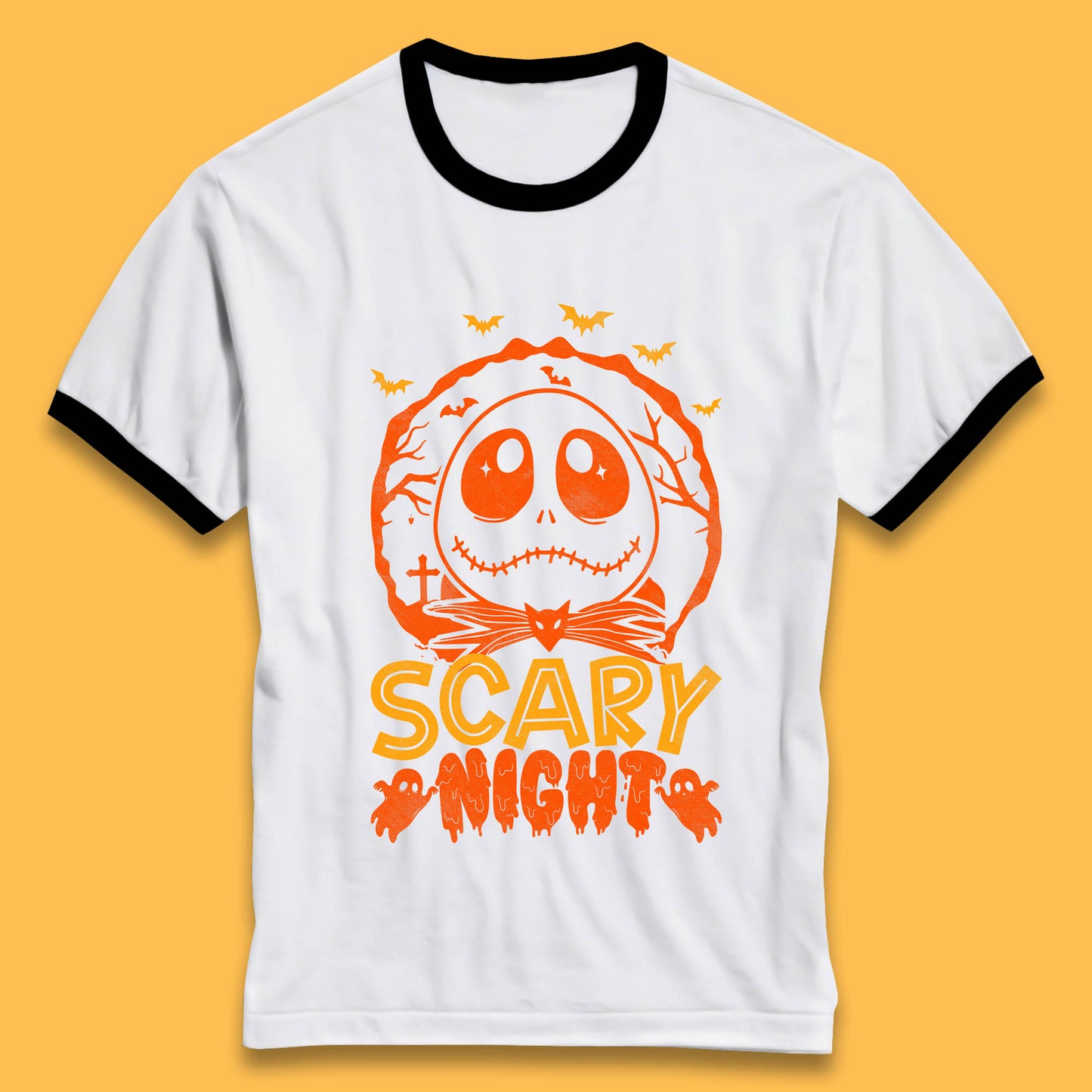 jack skellington ringer t shirt