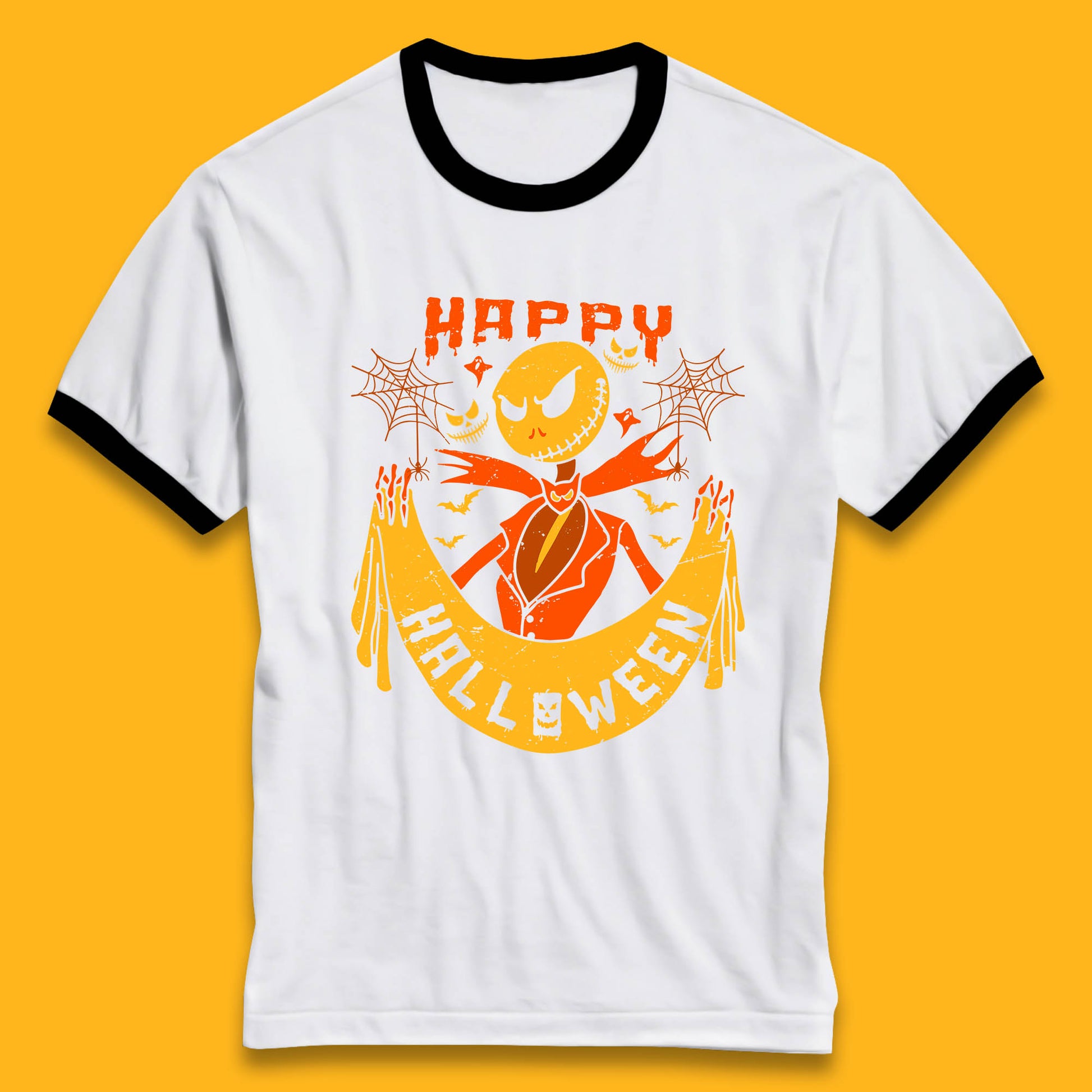 jack skellington halloween ringer t shirt