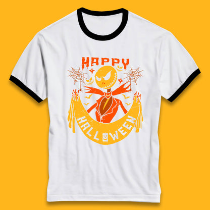jack skellington halloween ringer t shirt