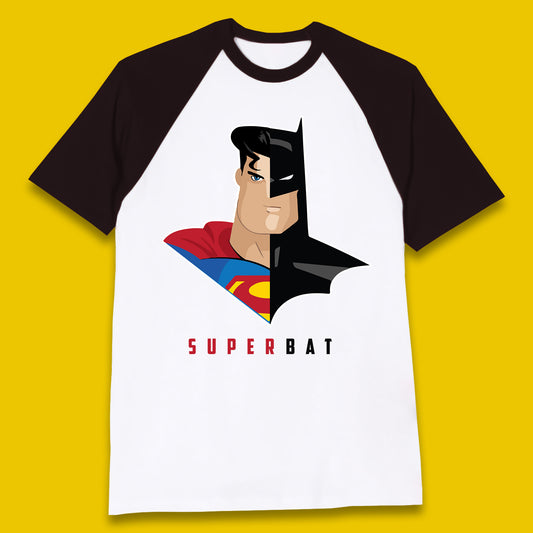 Super Bat Batman V Superman: Dawn Of Justice Superhero Film Comic Book Characters DC Comics Baseball T Shirt