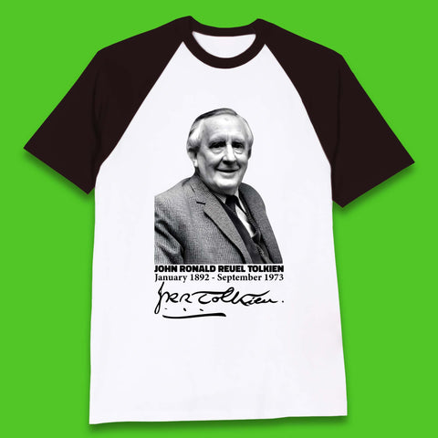 John Ronald Reuel Tolkien Signature Baseball T-Shirt