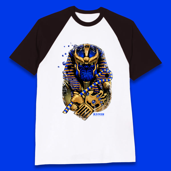 Egyptian Pharaoh King Thanos Tut Marvel Comic Book Fictional Character Baseball T Shirt