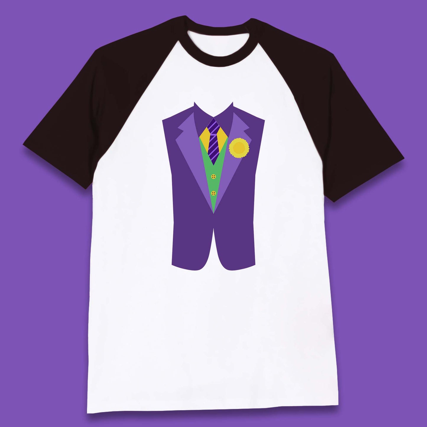 Funny Tuxedo Mardi Gras Tux Party Celebration Costume Baseball T Shirt