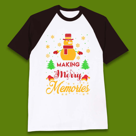 Merry Memories Christmas Baseball T-Shirt