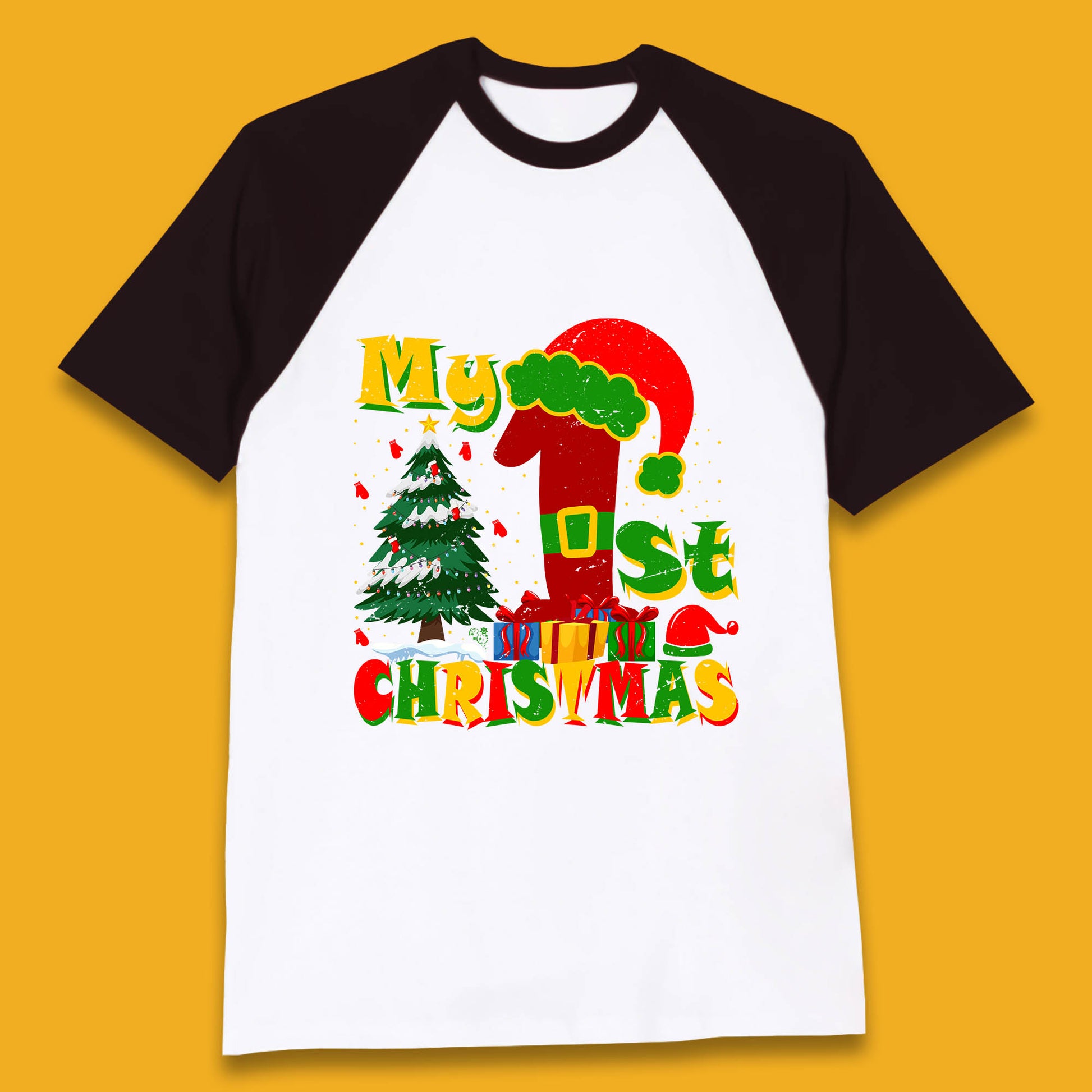 elf costume baseball t shirt