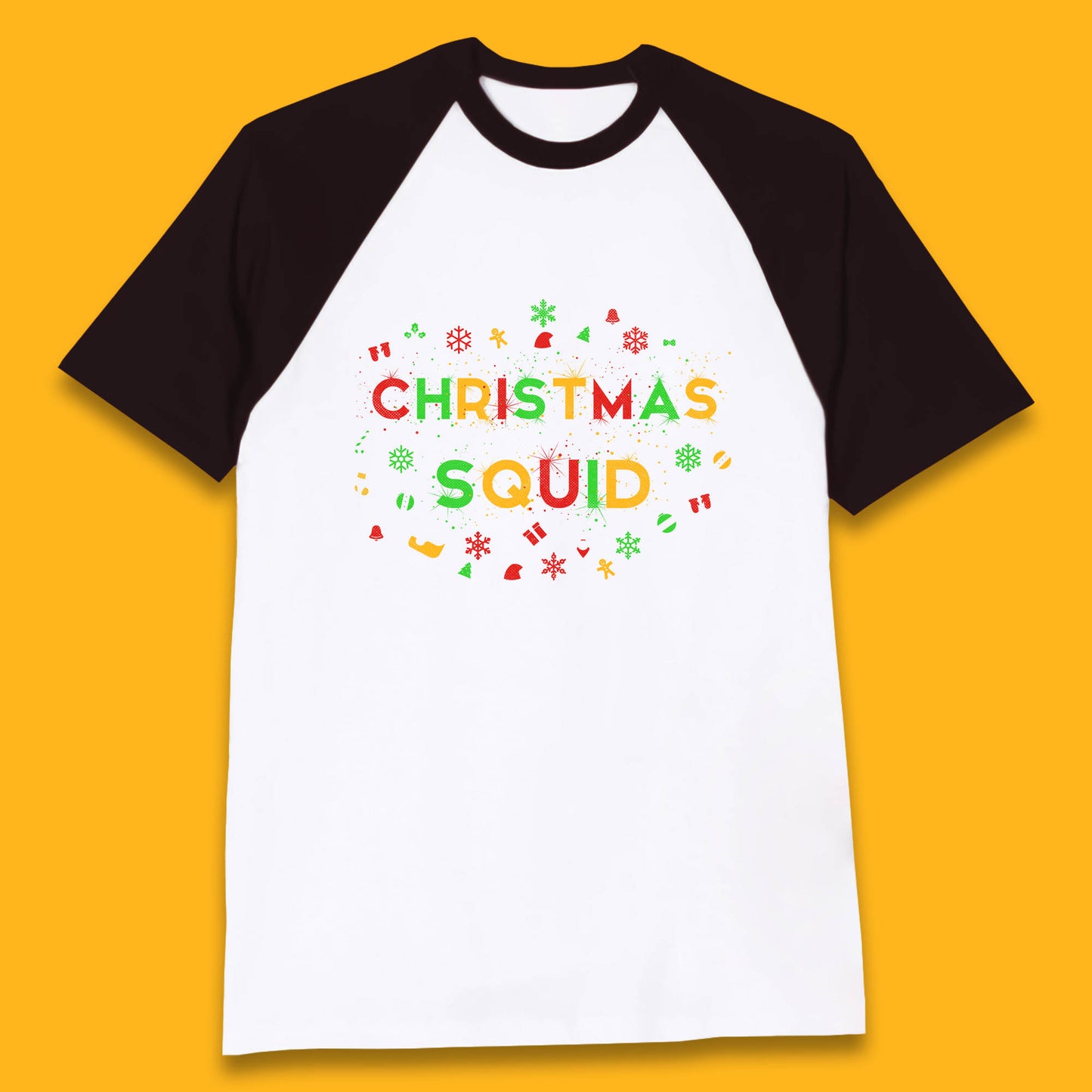 christmas squad matching baseball t shirt