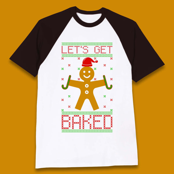 Gingerbread Christmas Baseball T-Shirt