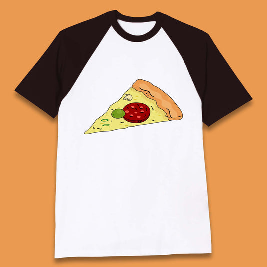 Italian Pizza Slice Pizzaologist Pizza Lover Pizza Holic Pizza Addict Baseball T Shirt