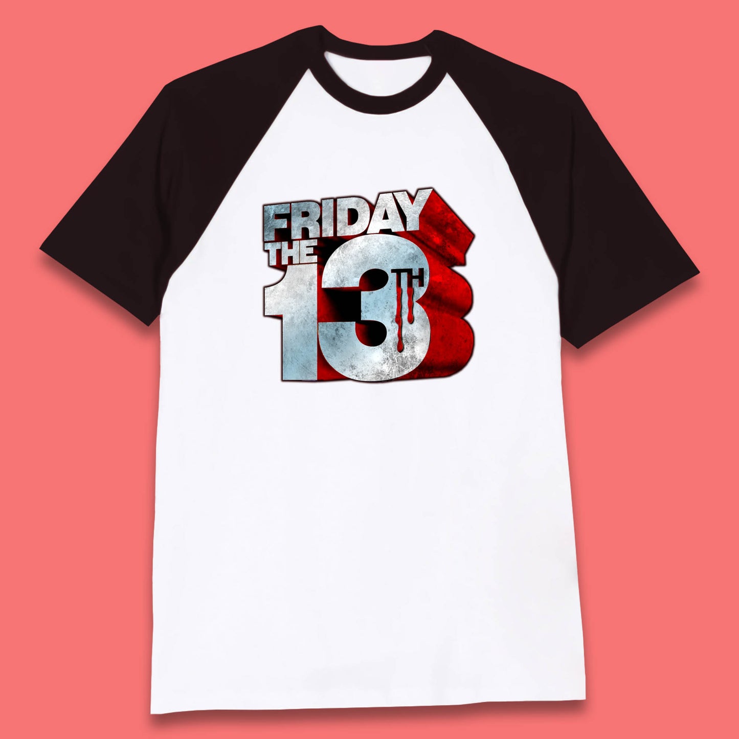 Halloween Friday The 13th Horror Movie Horror Classic 80s Movie Baseball T Shirt