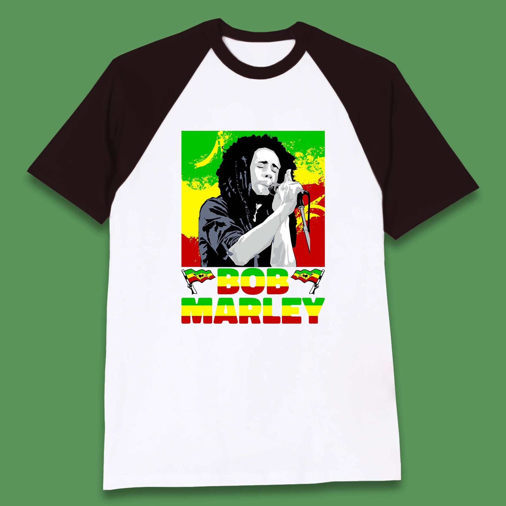 Bob Marley Baseball T Shirt