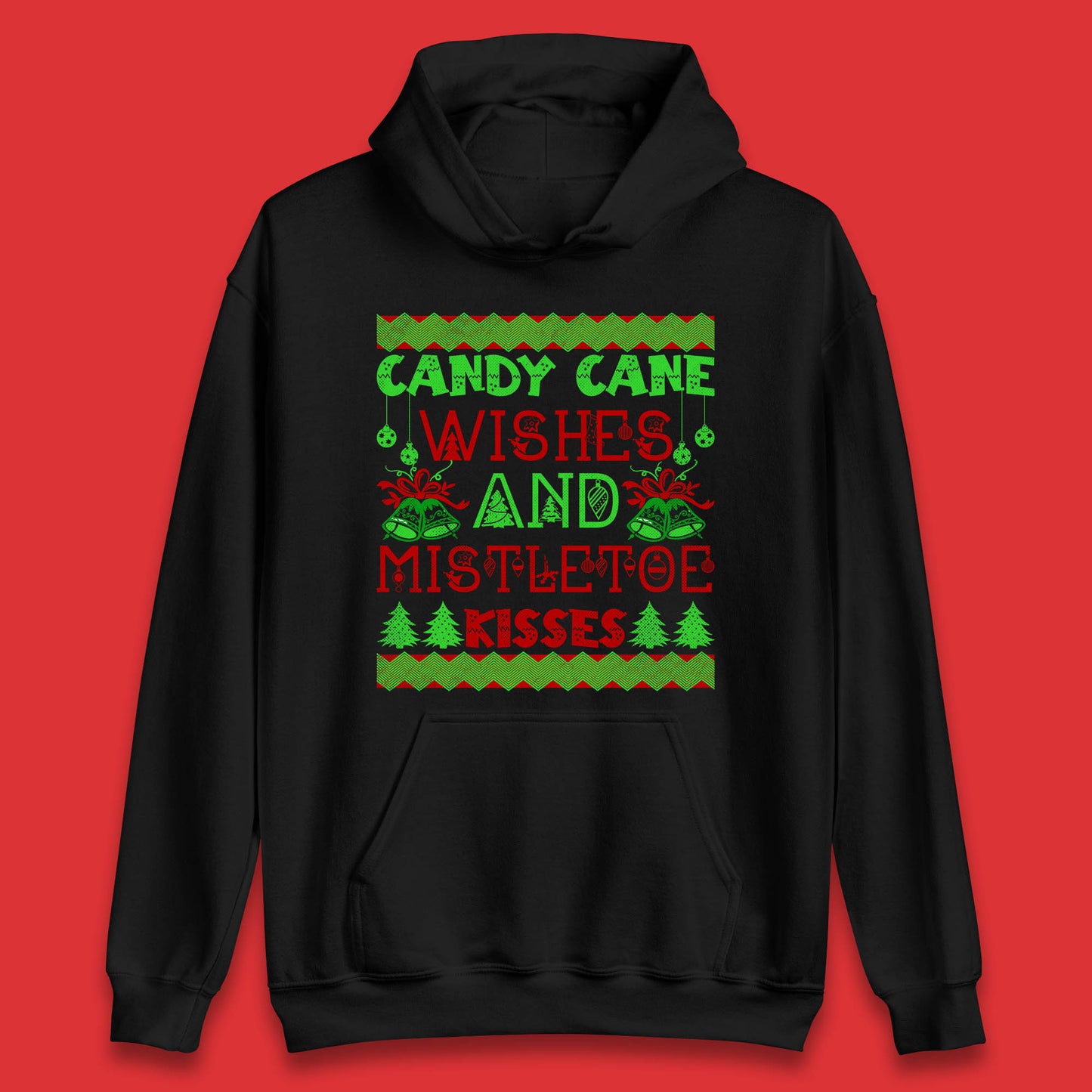 candy cane christmas hoodie