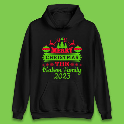 Personalised Family Christmas Unisex Hoodie